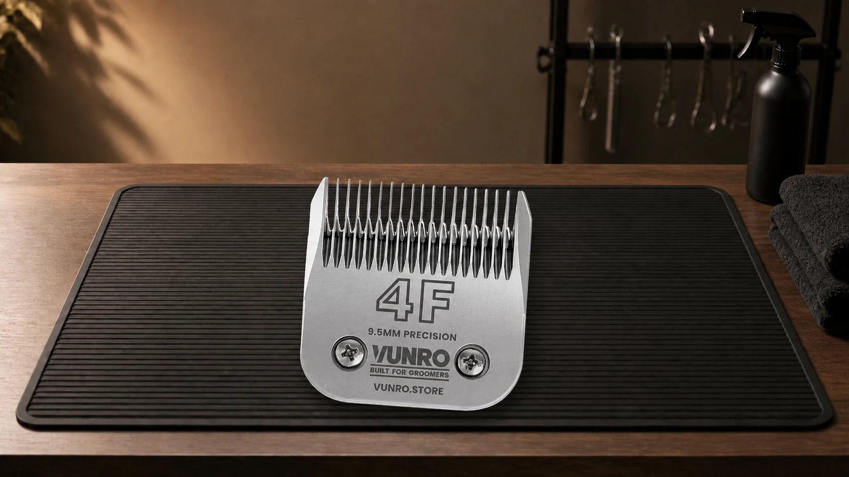 Body grooming: 4F steel, 9.5 mm example